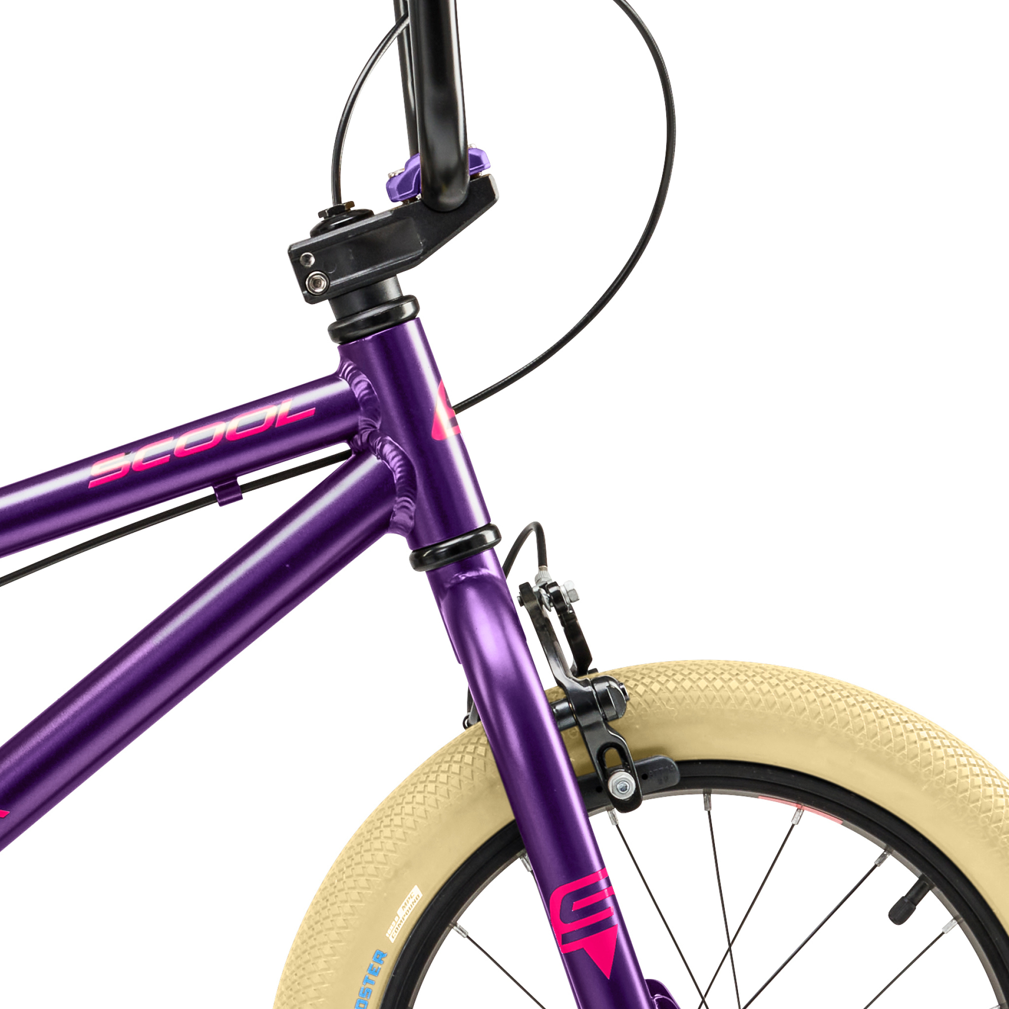 S'COOL XtriX mini 16 BMX Kinderfahrräder (lila) 2